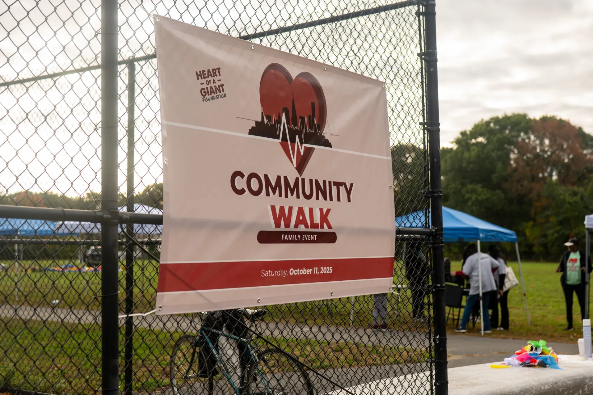 2025 Boston Community Heart Walk participants celebrating heart health awareness