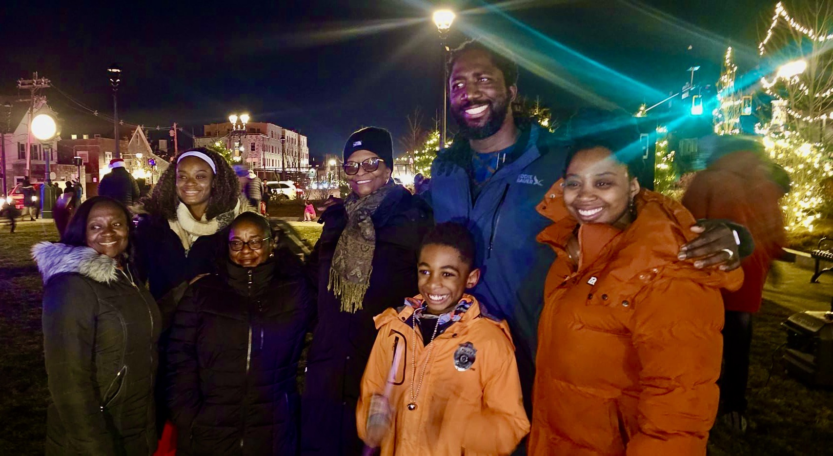 Heart of a Giant Foundation community members celebrating together during the holiday season